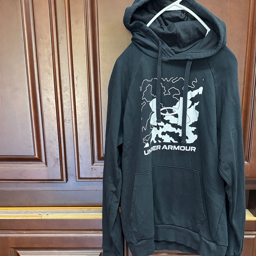 Under Armour COLDGEAR Black Graphic Hoodie